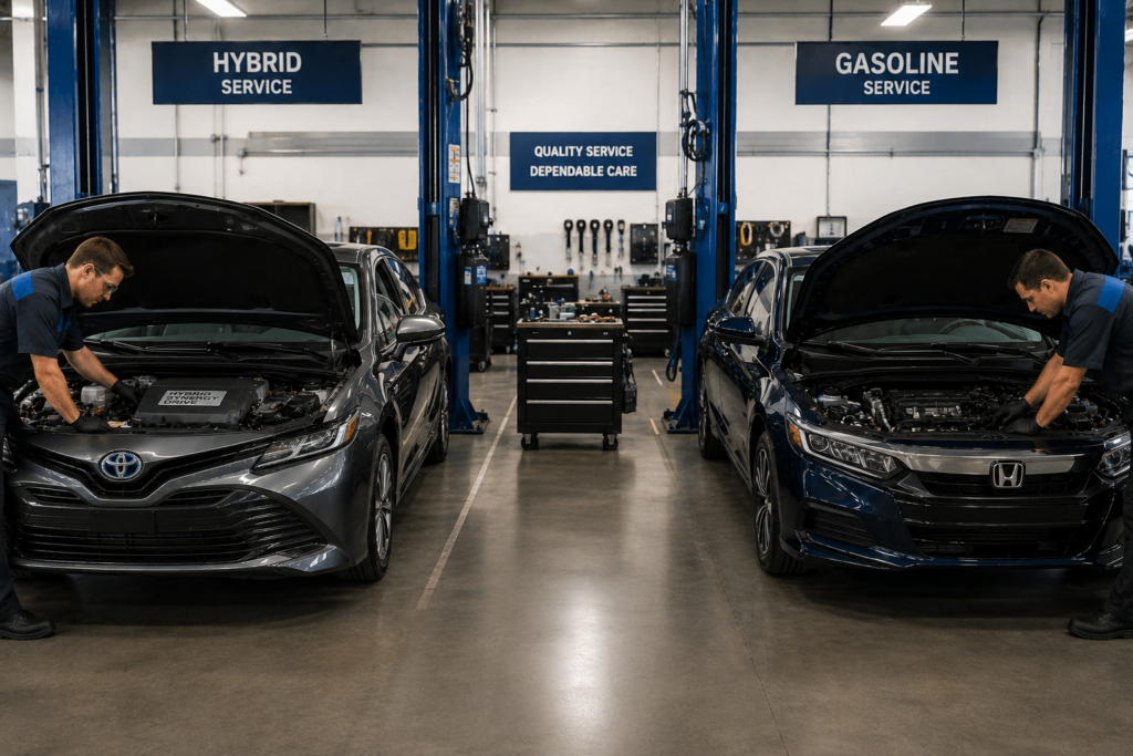 Hybrid vs Gas Car Maintenance What Actually Changes