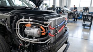 electric vehicle heat pump and thermal management components